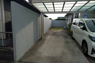 【鹿児島県】グランドアートウォール外構施工事例