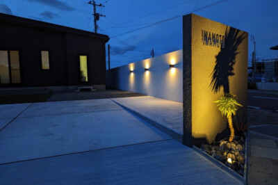 【鹿児島県】グランドアートウォール外構施工事例