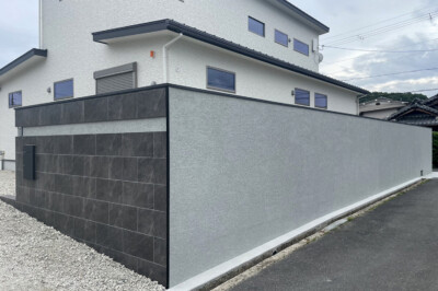 【大阪府】グランドアートウォール外構施工事例