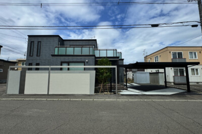 【北海道】グランドアートウォール外構施工事例