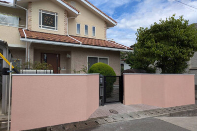 【長野県】グランドアートウォール外構施工事例