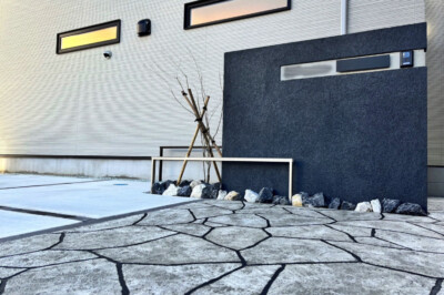 【宮城県】グランドアートウォール外構施工事例