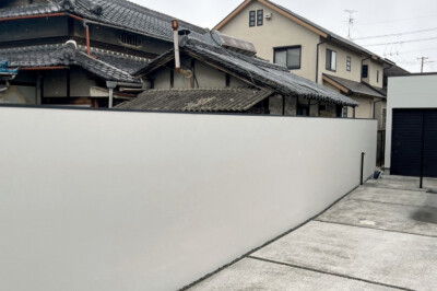 【大阪府】グランドアートウォール外構施工事例