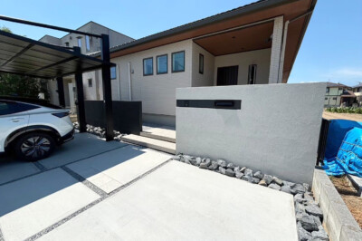 【岐阜県】グランドアートウォール外構施工事例