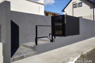 【宮城県】グランドアートウォール外構施工事例