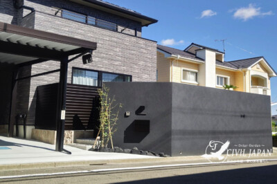 【宮城県】グランドアートウォール外構施工事例