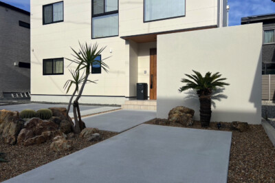 【静岡県】グランドアートウォール外構施工事例