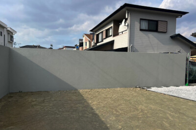 【鹿児島県】グランドアートウォール外構施工事例