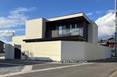 【岡山県】グランドアートウォール外構施工事例