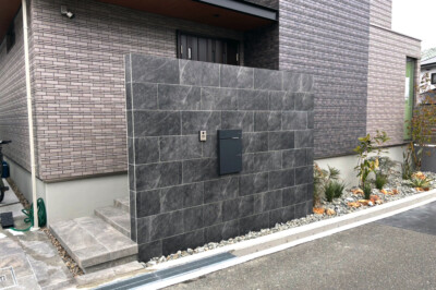 【大阪府】グランドアートウォール外構施工事例