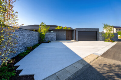 【岐阜県】グランドアートウォール外構施工事例