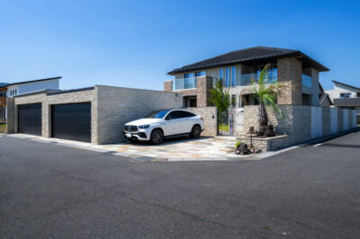 【岐阜県】グランドアートウォール外構施工事例