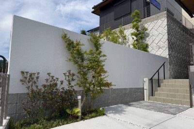 【京都府】グランドアートウォール外構施工事例