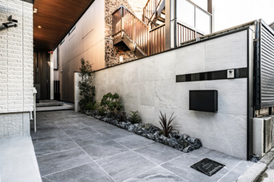 【京都府】グランドアートウォール外構施工事例