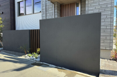 【静岡県】グランドアートウォール外構施工事例