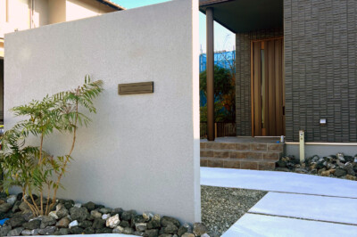 【静岡県】グランドアートウォール外構施工事例